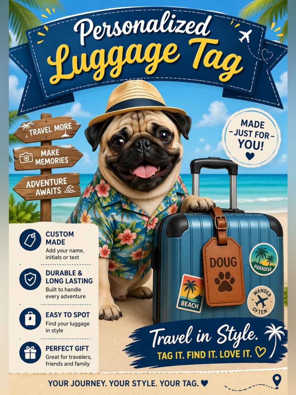 Personalized Luggage Tag